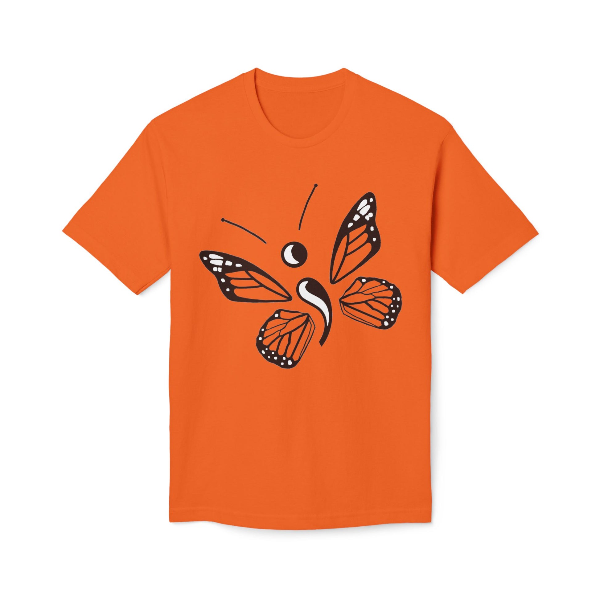 Semicolon Butterfly T-Shirt
