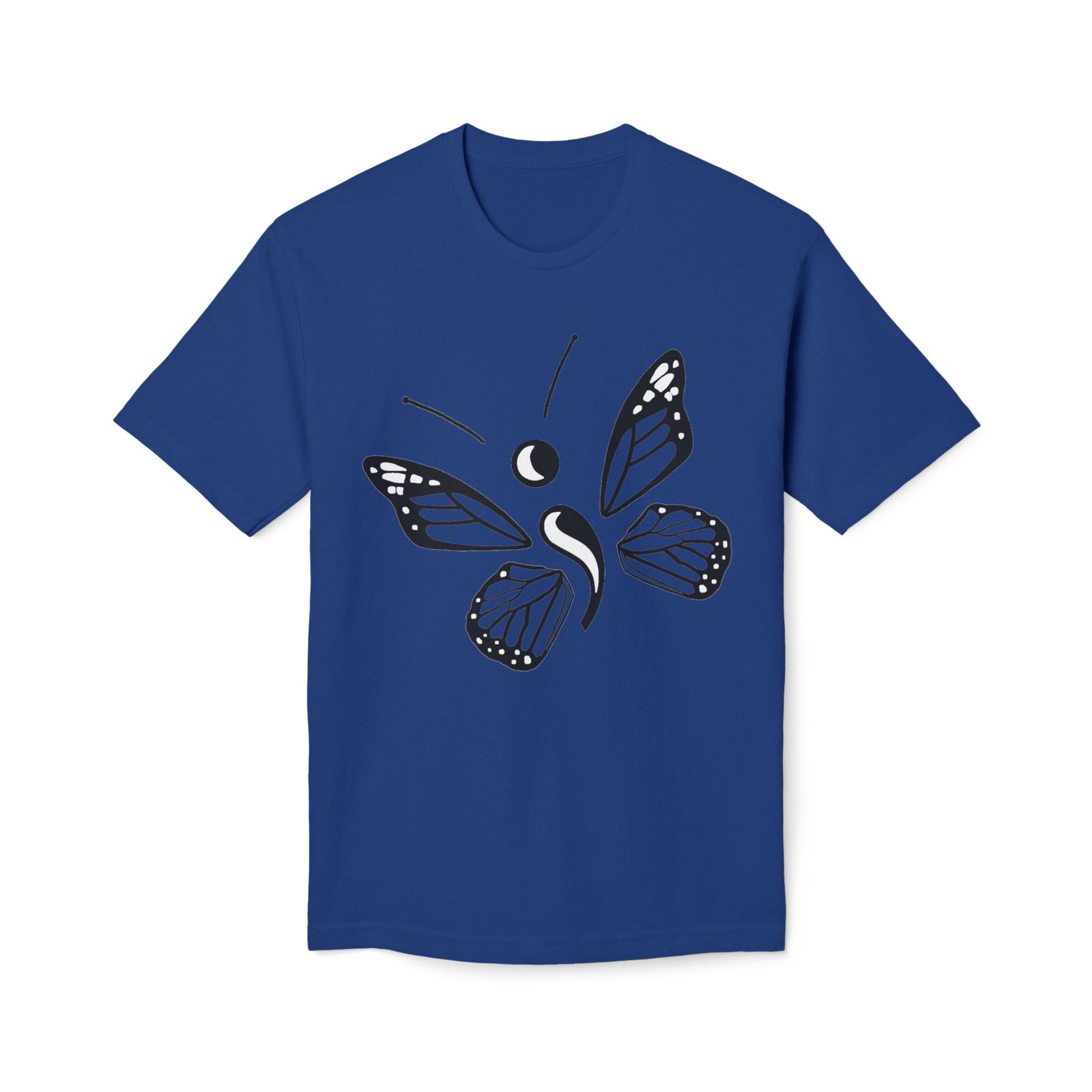 Semicolon Butterfly T-Shirt