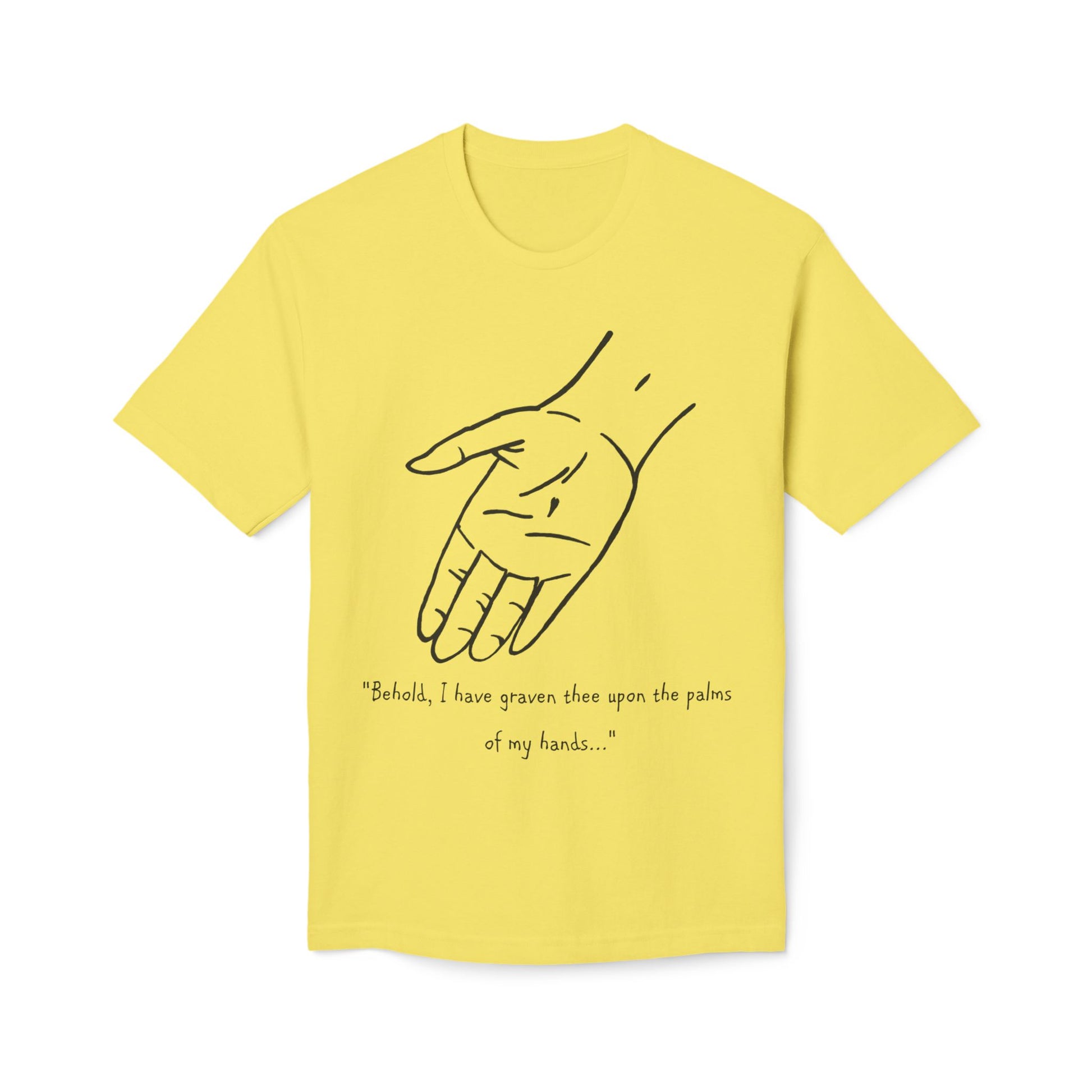 Christian T-Shirt - 'Graven on the Palms'