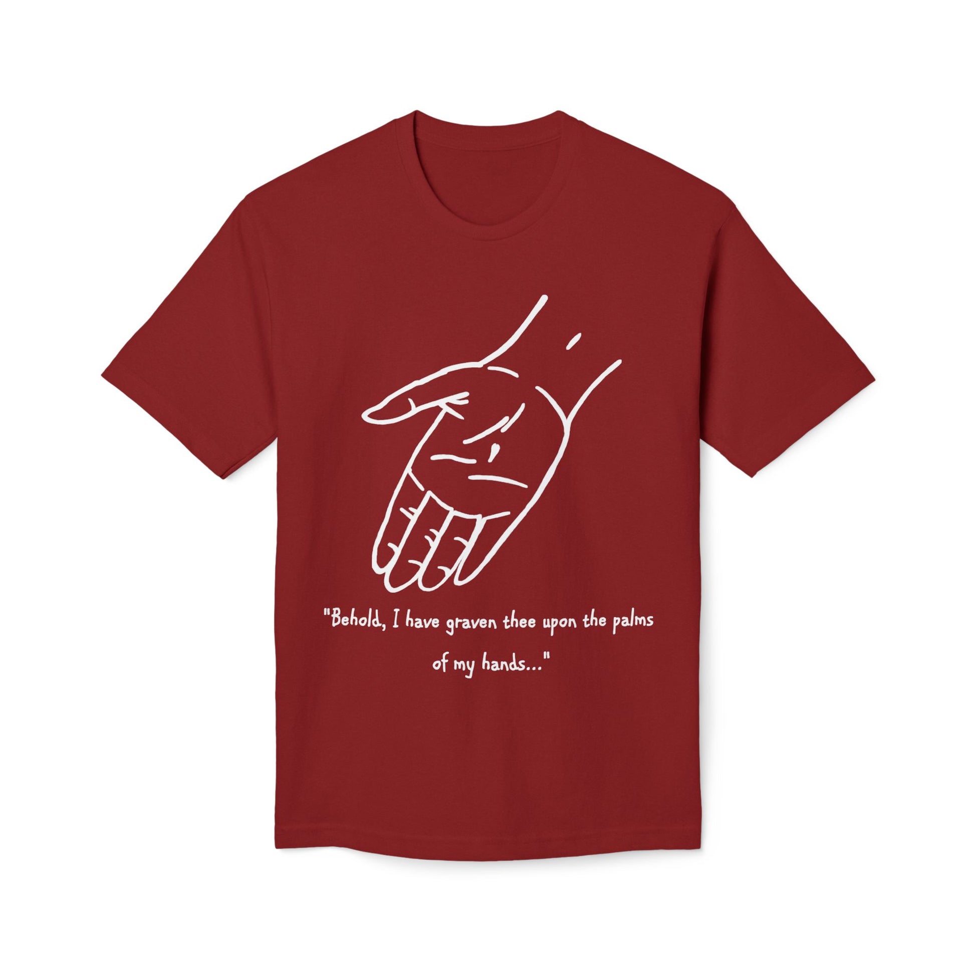 Christian T-Shirt - 'Graven on the Palms'