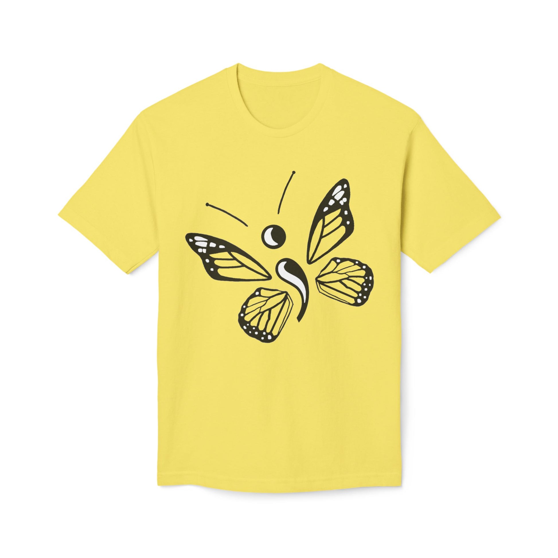Semicolon Butterfly T-Shirt