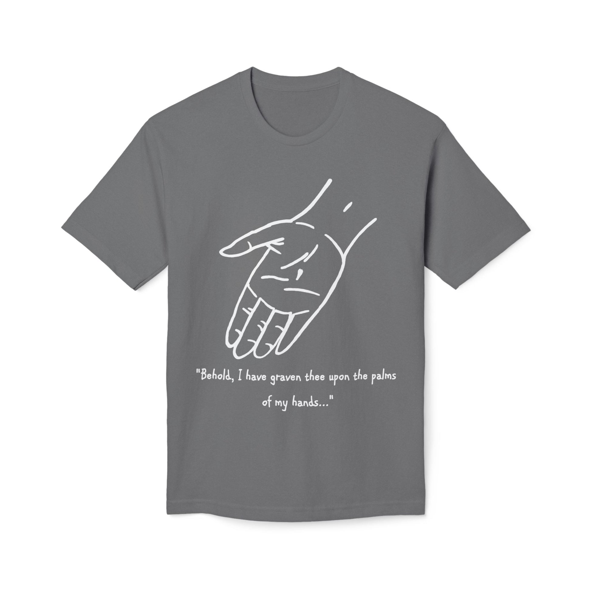 Christian T-Shirt - 'Graven on the Palms'