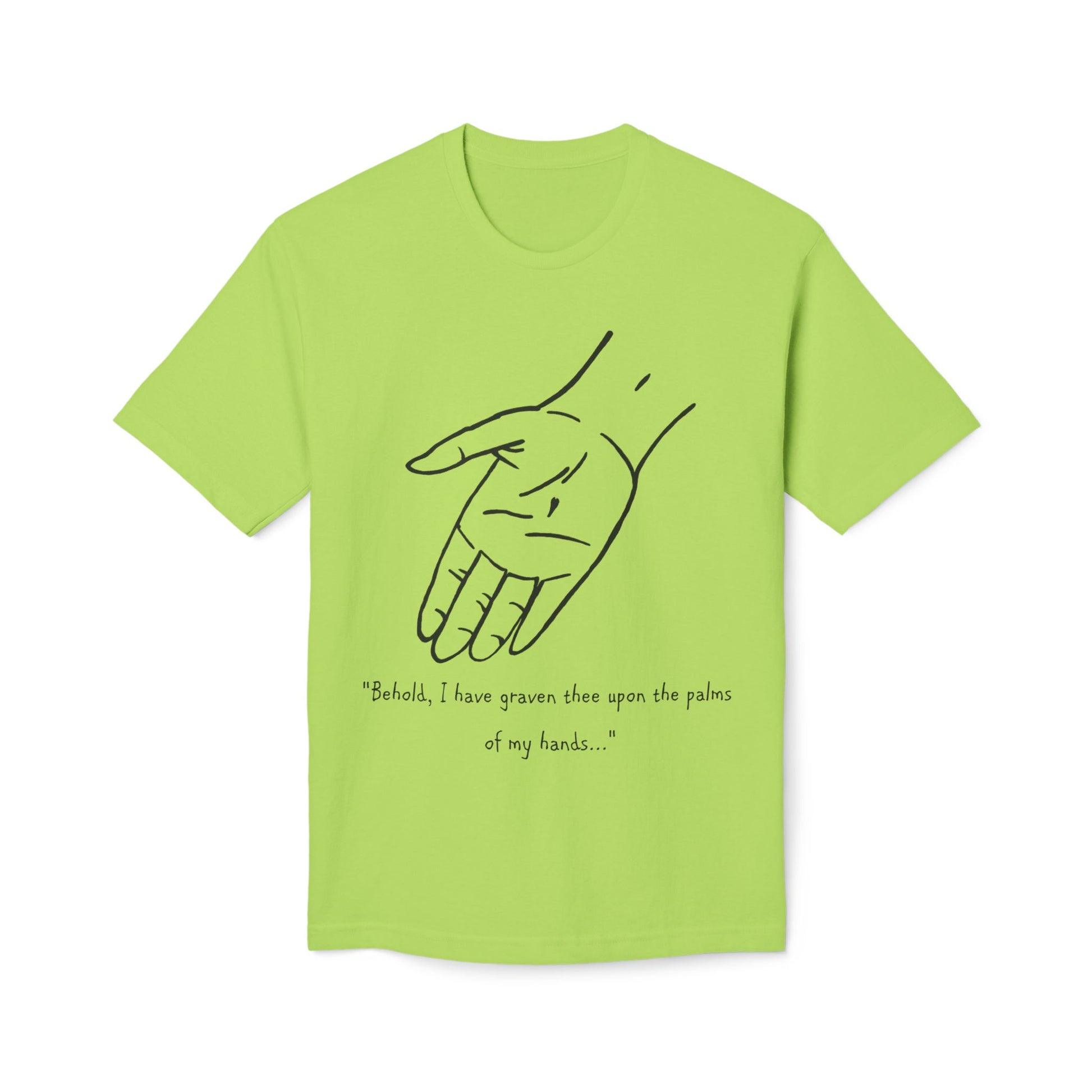 Christian T-Shirt - 'Graven on the Palms'