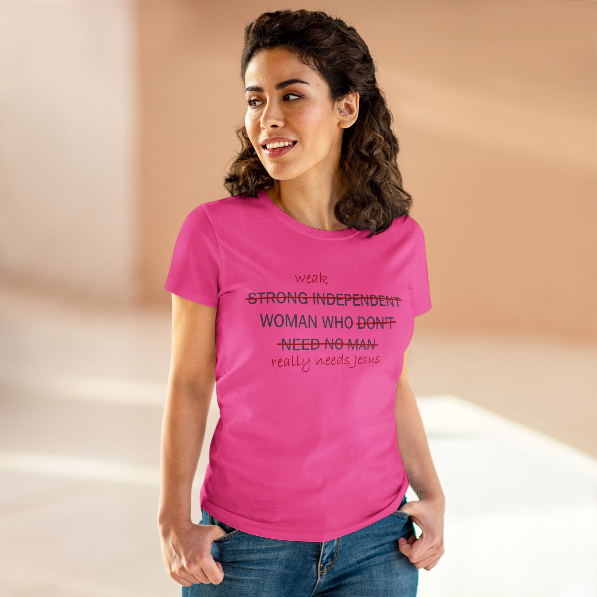 Weak Woman Who Really Needs Jesus