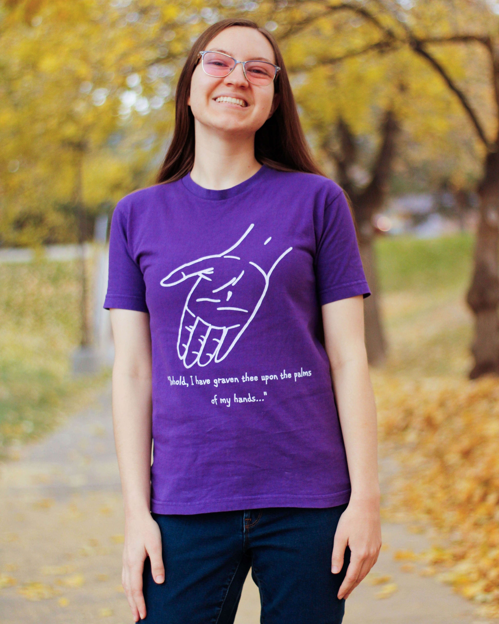 Christian T-Shirt - 'Graven on the Palms'
