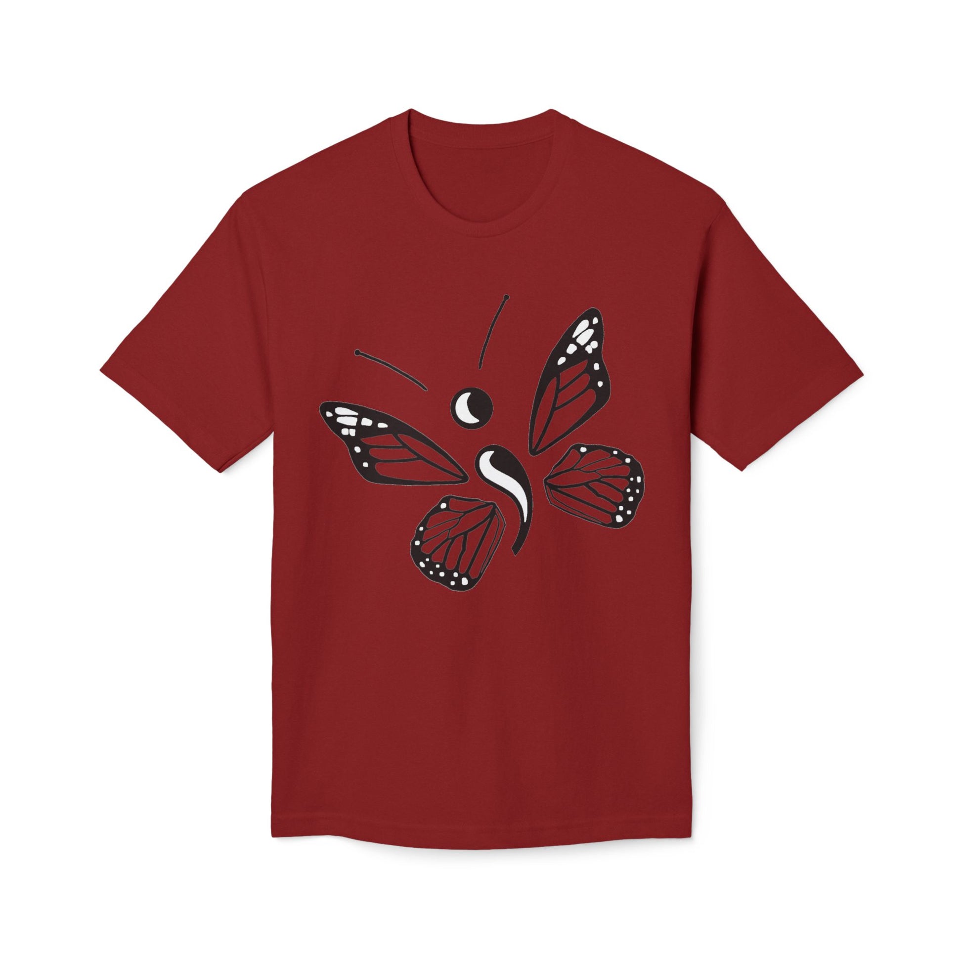 Semicolon Butterfly T-Shirt