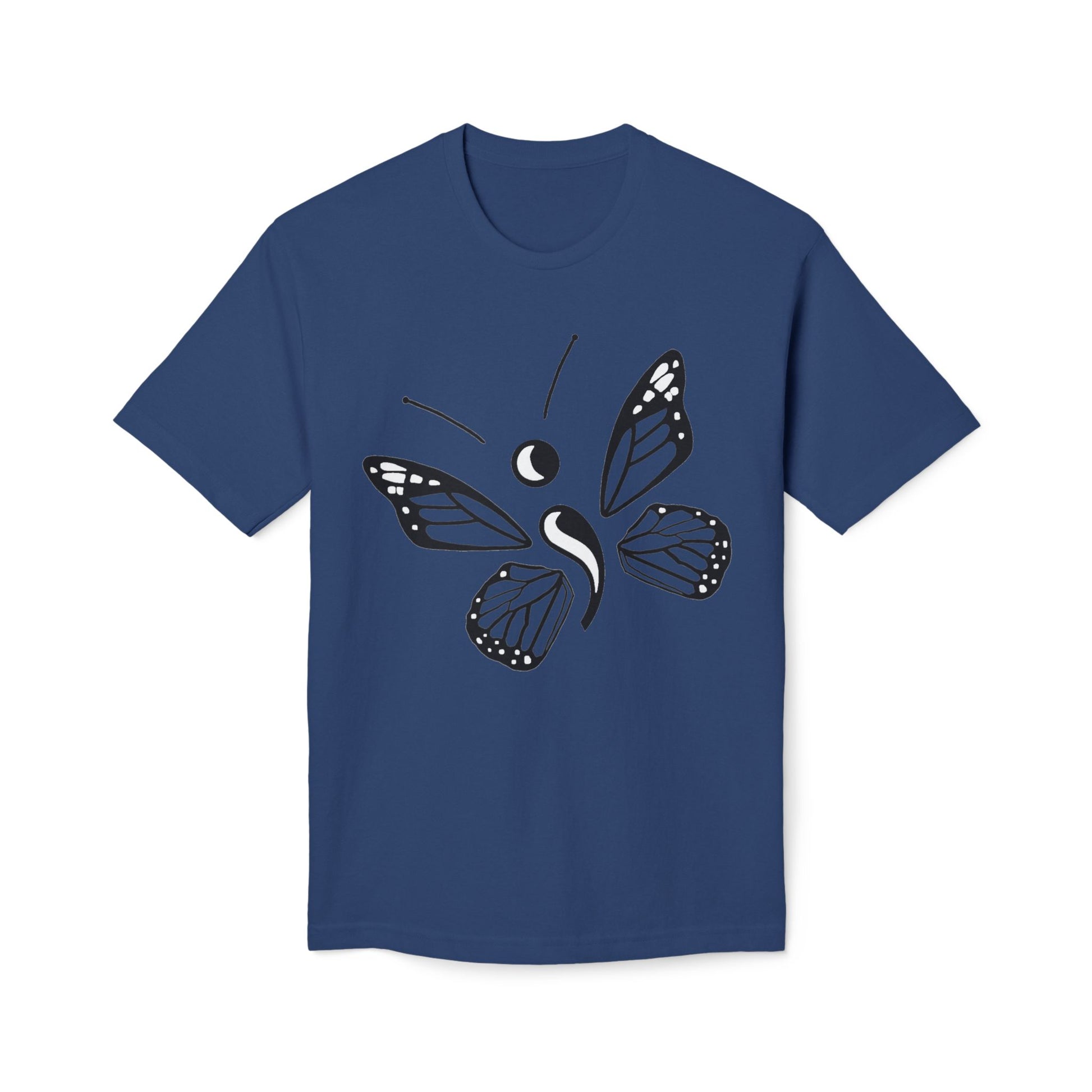 Semicolon Butterfly T-Shirt