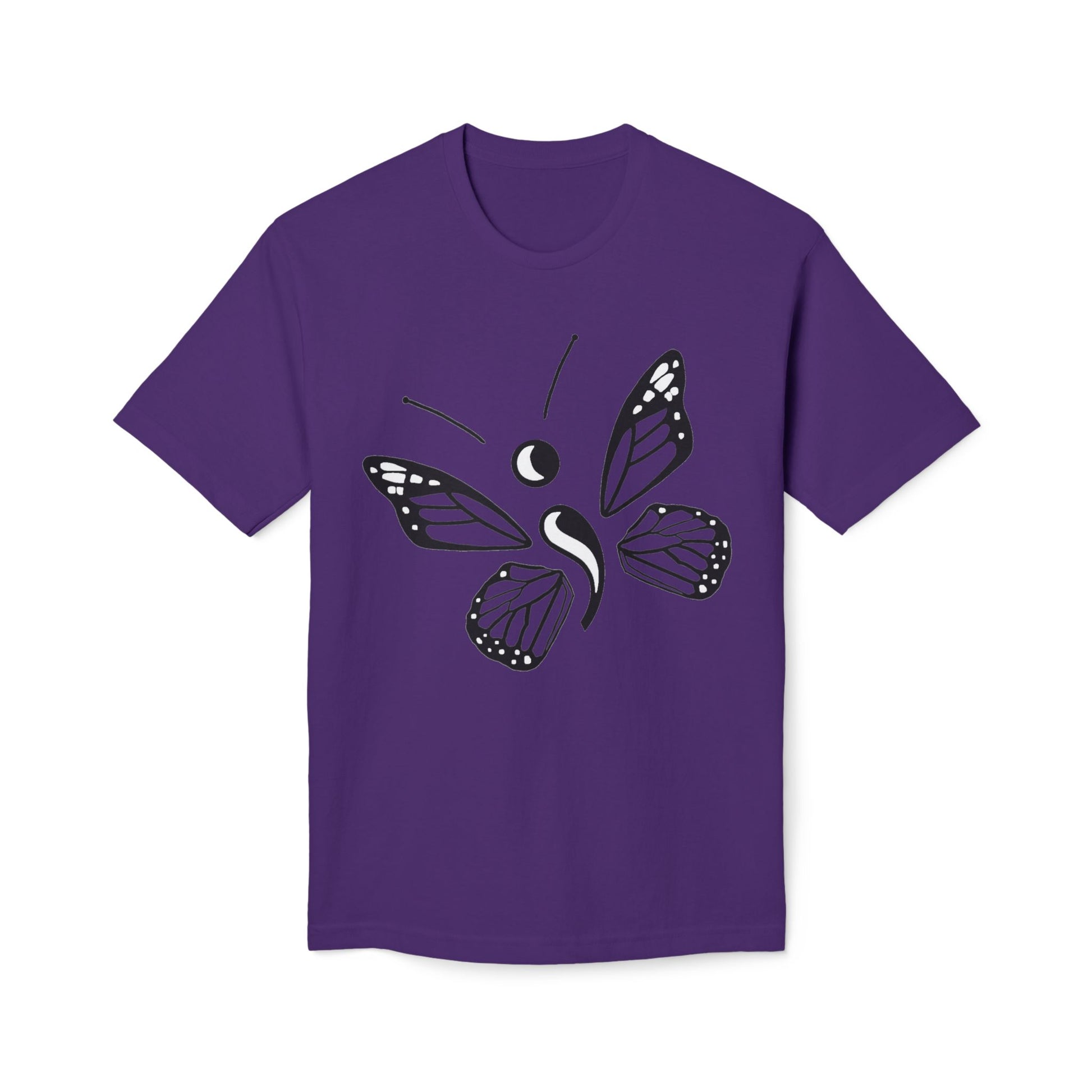 Semicolon Butterfly T-Shirt