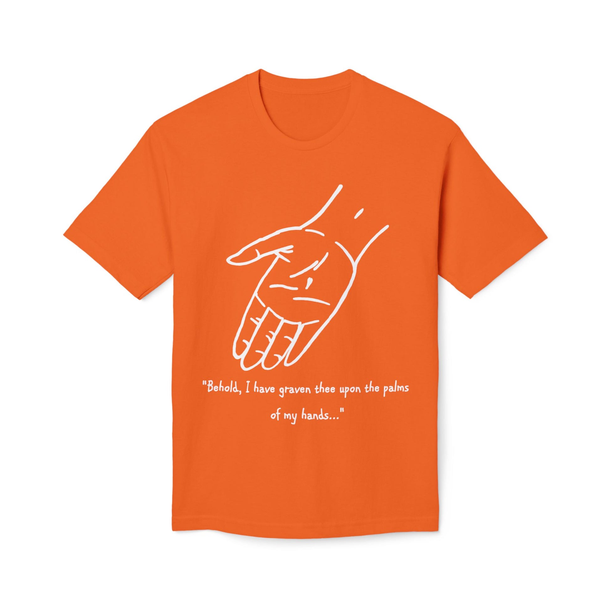 Christian T-Shirt - 'Graven on the Palms'