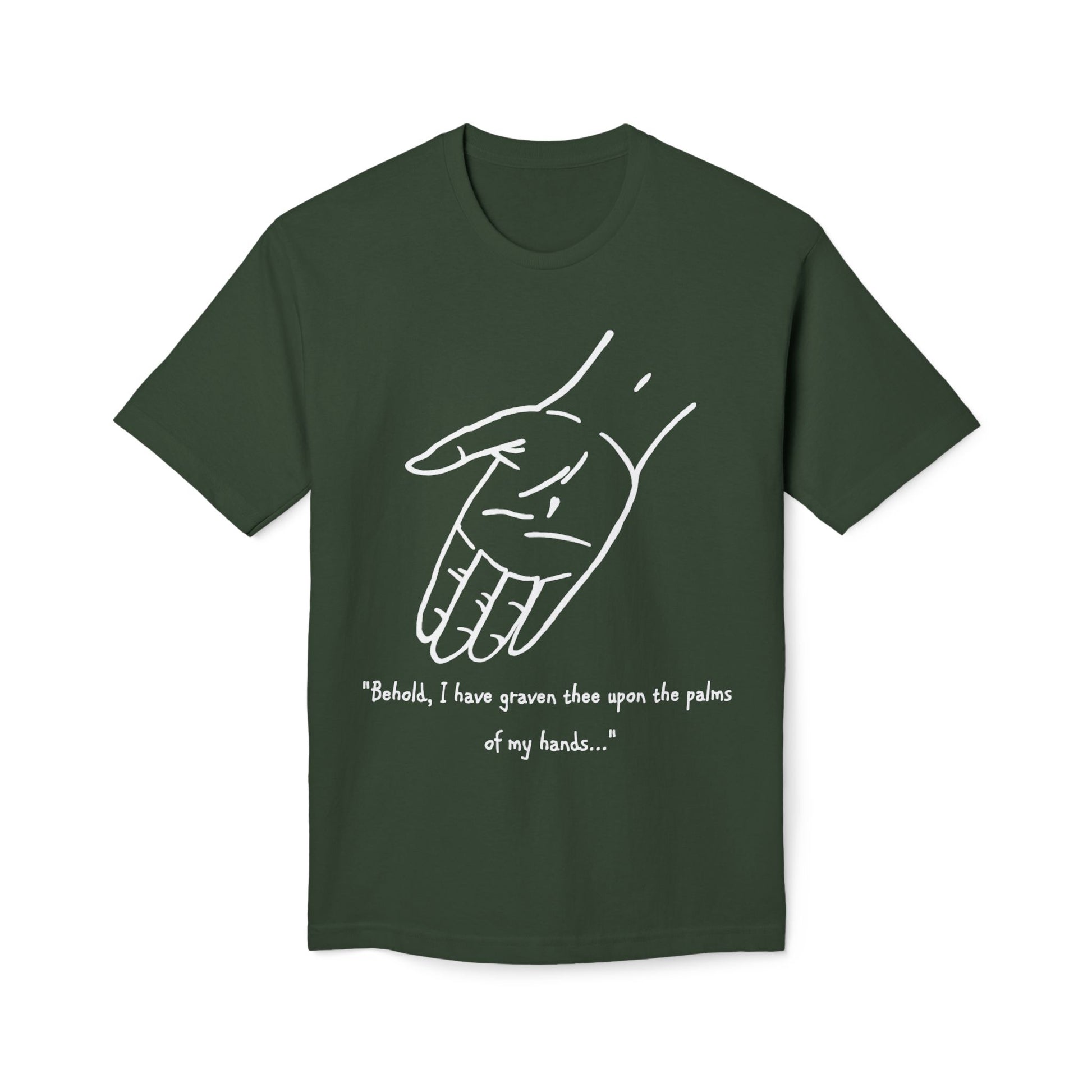 Christian T-Shirt - 'Graven on the Palms'