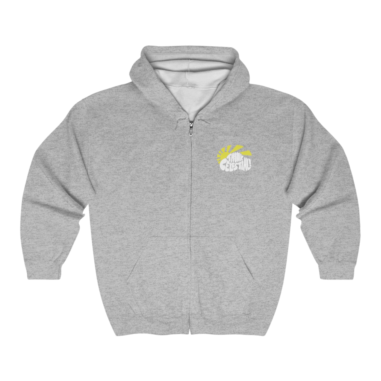 Think Celestial! Full Zip Hooded Sweatshirt