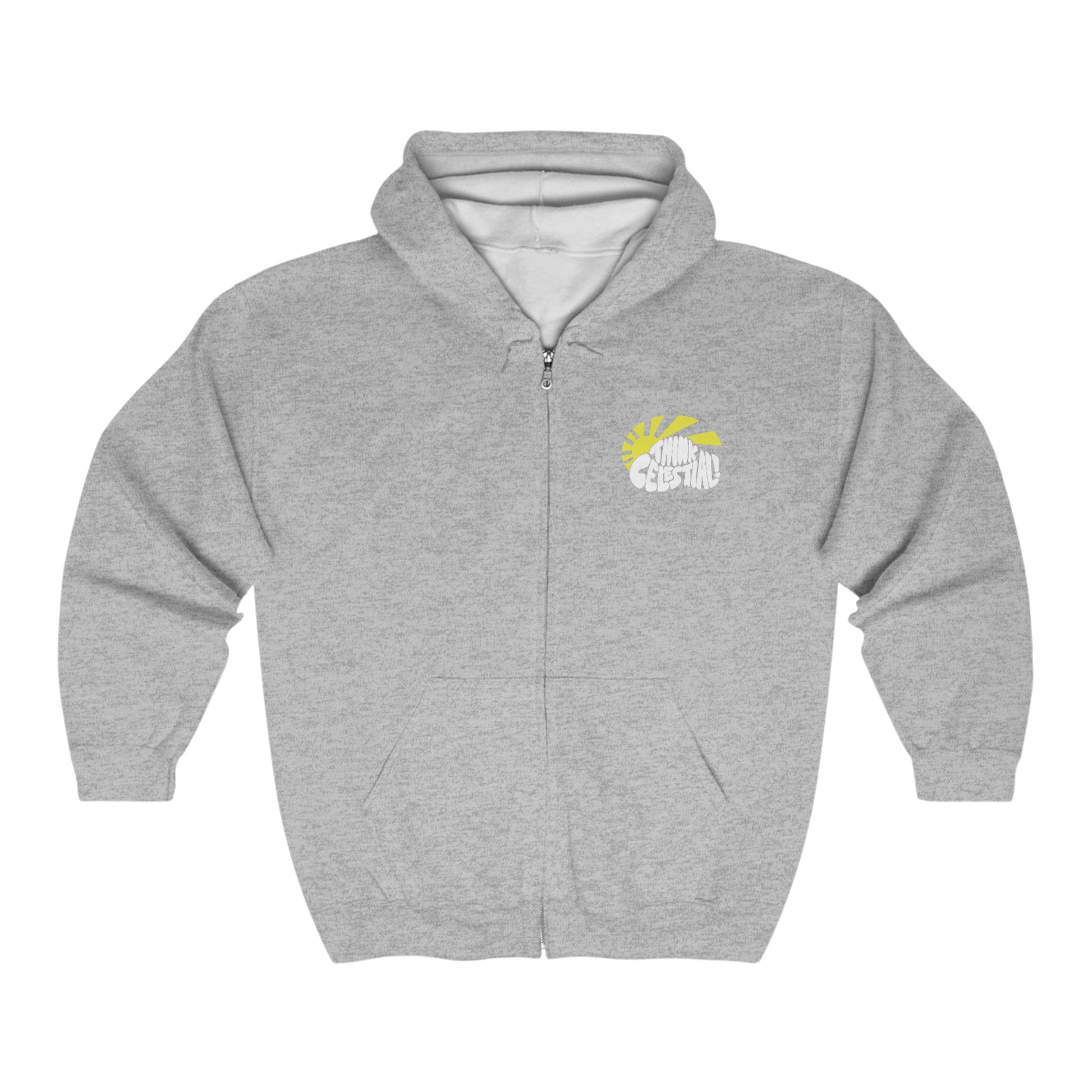Think Celestial! Full Zip Hooded Sweatshirt