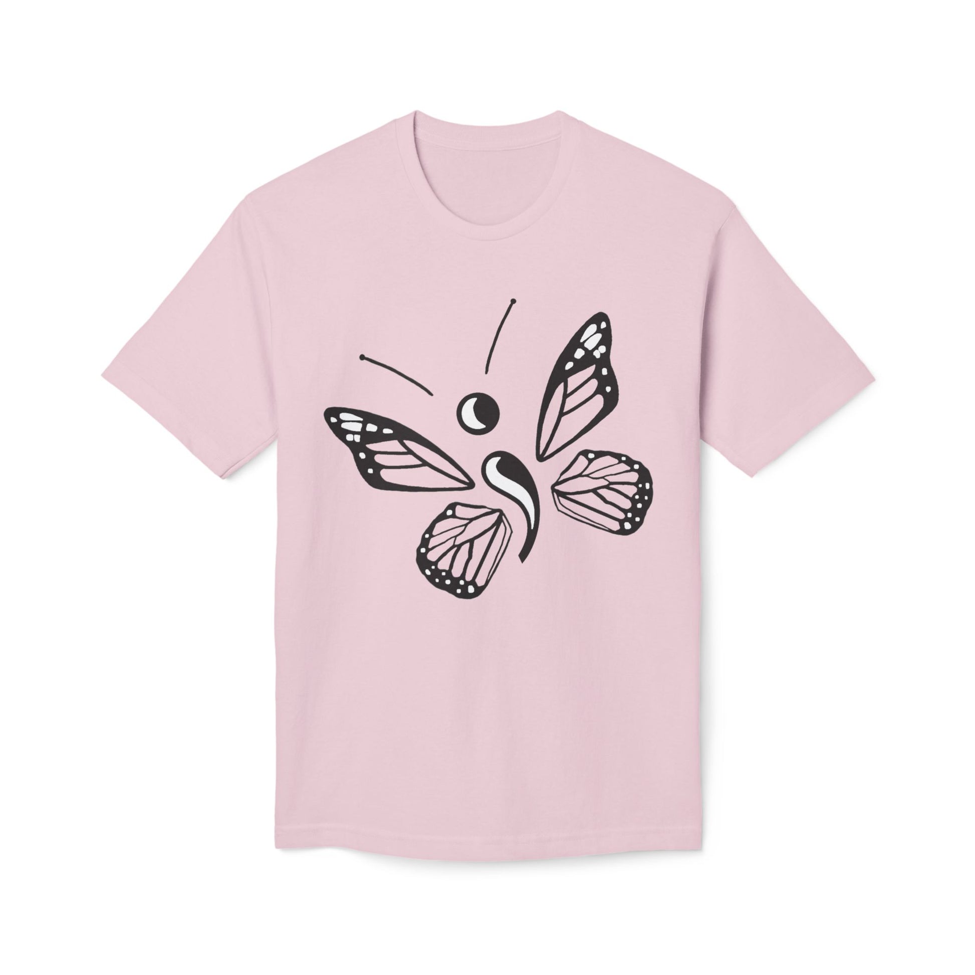 Semicolon Butterfly T-Shirt